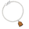 Resin Buddha Head in Frame To Infinity Grandma Toggle Bracelet