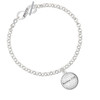 Domed Matthew 17:20 To Infinity Faith Toggle Bracelet