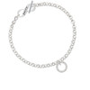 Matthew 5:8 Eternity Ring To Infinity Faith Toggle Bracelet