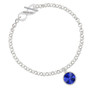 12mm Crystal Rivoli - Blue To Infinity Friends Toggle Bracelet