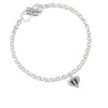 Small Heart with Baby Feet To Infinity God Gave Me You Toggle Bracelet