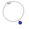 12mm Crystal Rivoli - Blue To Infinity God Gave Me You Toggle Bracelet