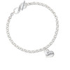 Small I Love You Heart To Infinity Aunt Toggle Bracelet