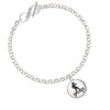 Domed Jazz Girl with Hat To Infinity Dance Toggle Bracelet
