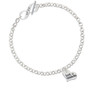 Small Lord Guide Me Heart To Infinity Matthew 6:9 Toggle Bracelet