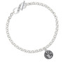 Faith in Circle To Infinity Psalm 46:10 Toggle Bracelet