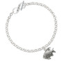 Antiqued Fish To Infinity Psalm 46:10 Toggle Bracelet