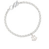 Anchor with Heart To Infinity Joshua 1:9 Toggle Bracelet