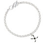 Hockey Sticks with Puck To Infinity Joshua 1:9 Toggle Bracelet