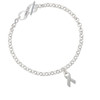 Ribbon To Infinity Joshua 1:9 Toggle Bracelet