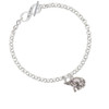 Elephant with Baby To Infinity Psalm 139:14 Toggle Bracelet