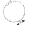 Enamel Nurse Hat with Wings To Infinity Psalm 139:14 Toggle Bracelet