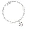 Walk with Jesus Oval To Infinity Matthew 5:4 Toggle Bracelet