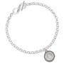 Stainless Steel She Believed She Could So She Did on Flange To Infinity Philippians 4:13 Toggle Bracelet