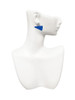 Acrylic Large Royal Blue Megaphone - Crystal Clip on Earrings