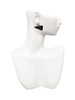Acrylic Large Black Megaphone - Crystal Clip on Earrings