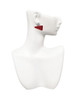 Acrylic Large Maroon Megaphone - Crystal Clip on Earrings
