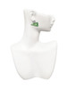Acrylic Large Green Cheer Megaphone - Crystal Clip on Earrings