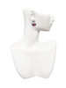 Silver Plated Hot Pink Large Cheetah Print Heart - Crystal Clip on Earrings