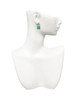 Silver Plated Translucent Green Lucky Four Leaf Clover - Crystal Clip on Earrings