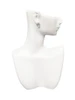 Silver Plated Little Bird Initial - X - Crystal Clip on Earrings