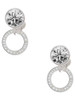 Silver Plated Psalm 139:14 Eternity Ring - Crystal Clip on Earrings