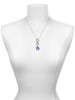 Acrylic Small Paw Blue - Custom Engraved Infinity Toggle Necklace