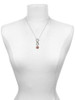 Acrylic 1/2" Disc Rose Gold-tone - Custom Engraved Infinity Toggle Necklace