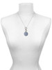 Acrylic 1" Disc Shimmer Black - Custom Engraved Infinity Toggle Necklace