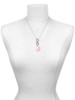 Acrylic 1" Disc Shimmer Light Purple - Custom Engraved Infinity Toggle Necklace