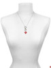 Acrylic Red "Puppy Love / Take a Walk" Heart - Custom Engraved Infinity Toggle Necklace