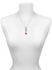 Red Ladybug Spinner - Custom Engraved Infinity Toggle Necklace