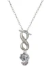 Silver Plated Mermaid & Lobster Spinner - Custom Engraved Infinity Toggle Necklace: Personalized Jewelry Gift - Names, Initials, Dates, Bible Verses