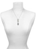 Silver Plated Love Much - Custom Engraved Infinity Toggle Necklace