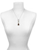 Enamel Gingerbread Cookie Boy - Custom Engraved Infinity Toggle Necklace
