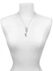 Silver Plated Harp - Custom Engraved Infinity Toggle Necklace