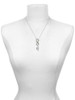 Silver Plated Cornet - Custom Engraved Infinity Toggle Necklace