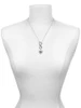 Silver Plated 3-D Big Sister Heart - Custom Engraved Infinity Toggle Necklace