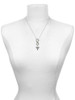 Silver Plated Nurse Caduceus - LPN - Custom Engraved Infinity Toggle Necklace