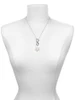 Silver Plated Open Design Sun - Custom Engraved Infinity Toggle Necklace