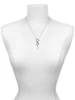 Silver Plated Mini Eighth Note - Custom Engraved Infinity Toggle Necklace