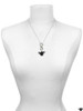 Black Flying Pig with Wings - Custom Engraved Infinity Toggle Necklace