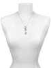 Silver Plated Script Mom Heart - Custom Engraved Infinity Toggle Necklace