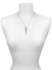 Gold-tone Scottie Dog Silhouette - Custom Engraved Infinity Toggle Necklace