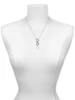 Gold-tone Bear Silhouette - Custom Engraved Infinity Toggle Necklace