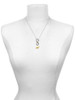 Gold-tone 3-D Bear - Custom Engraved Infinity Toggle Necklace
