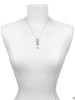 Silver Plated 3-D Grand Piano - Custom Engraved Infinity Toggle Necklace