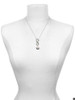 Silver Plated 3-D Graduation Hat with 2027 - Custom Engraved Infinity Toggle Necklace