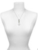Silver Plated Domed John 3:16 - Custom Engraved Infinity Toggle Necklace
