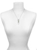 Silver Plated Always My Sister Eternity Ring - Custom Engraved Infinity Toggle Necklace
